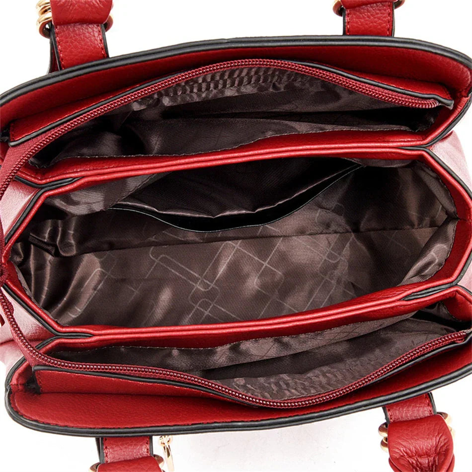 MARIA | BURGUNDY TOTE BAG