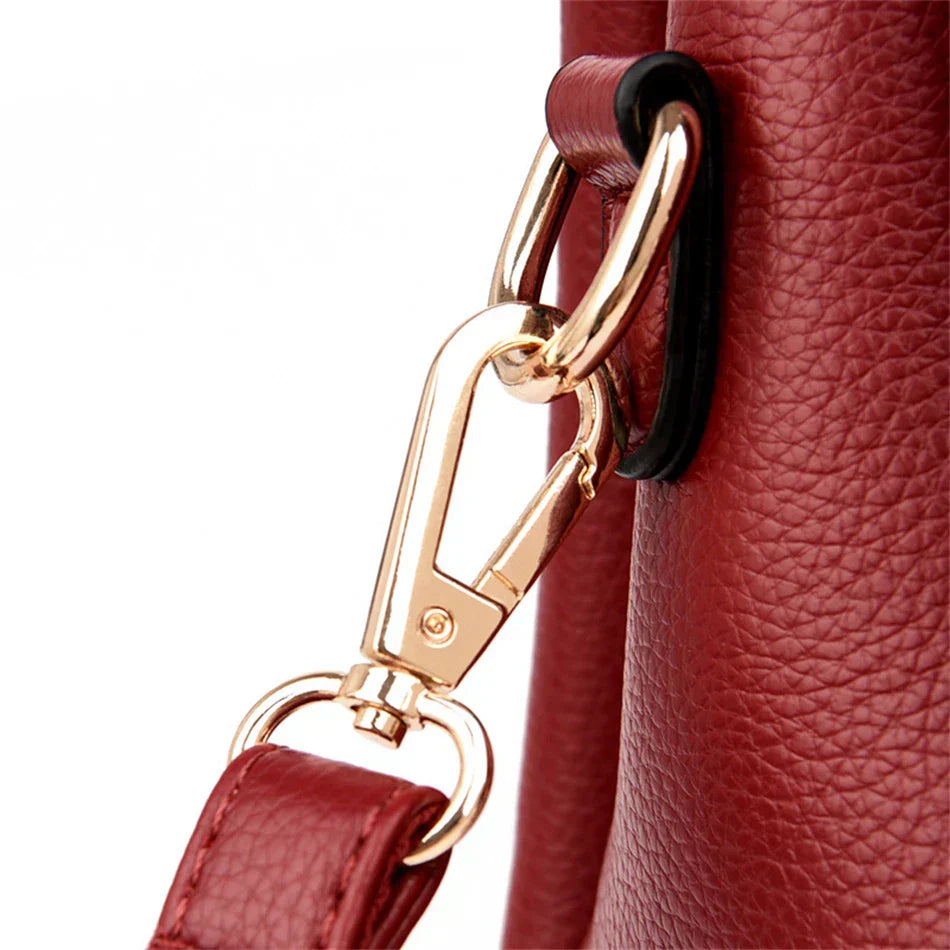 MARIA | BURGUNDY TOTE BAG