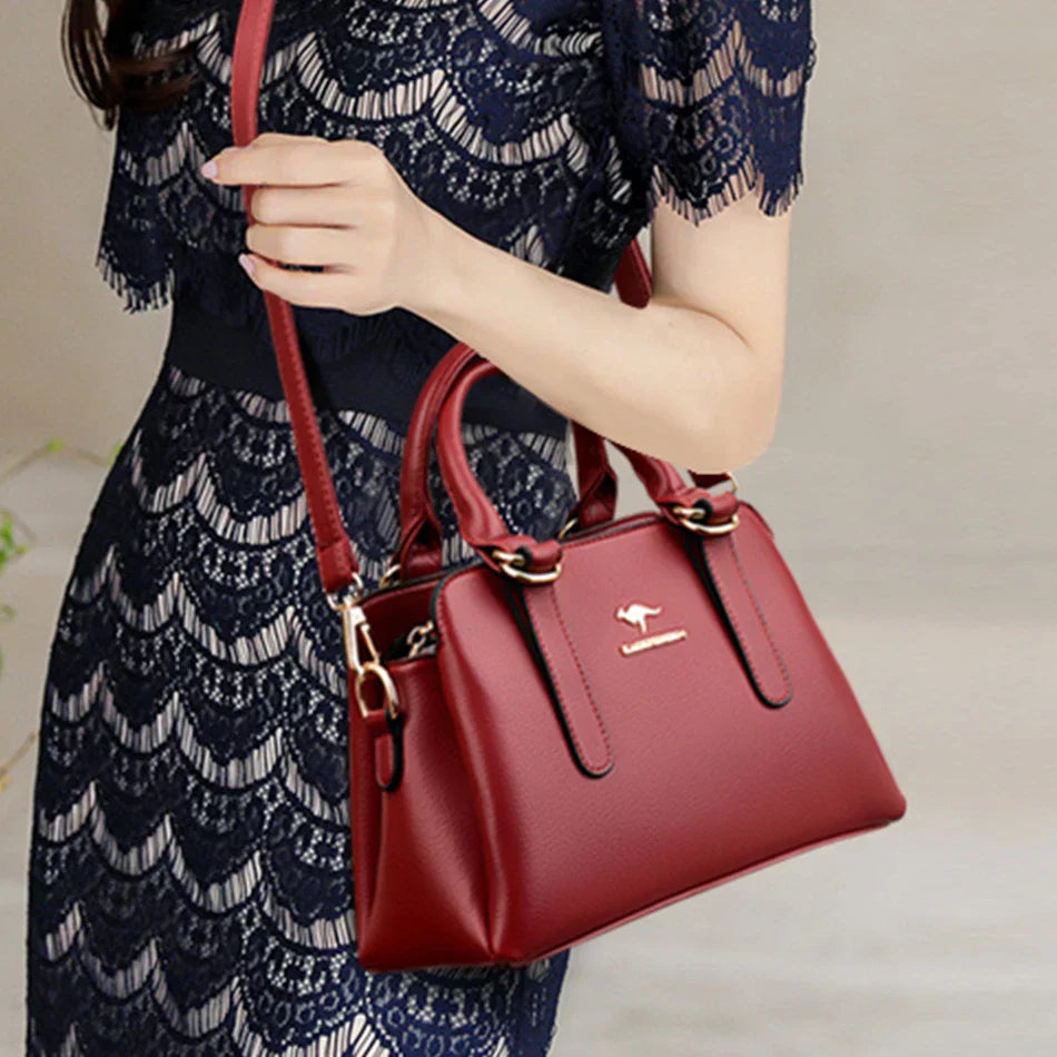 MARIA | BURGUNDY TOTE BAG