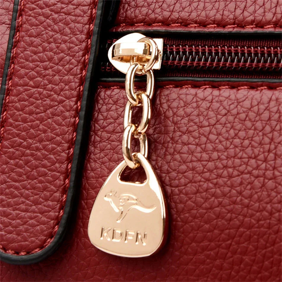 MARIA | BURGUNDY TOTE BAG