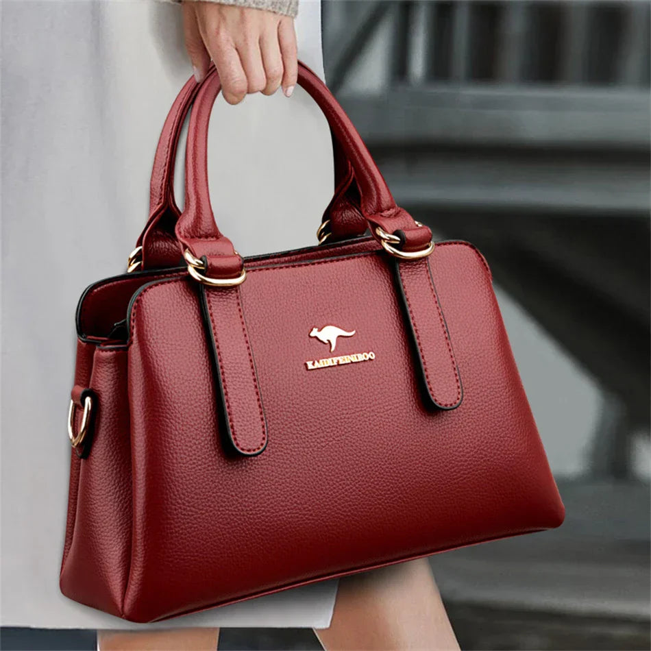 MARIA | BURGUNDY TOTE BAG